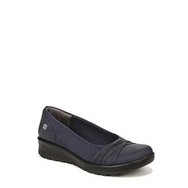 BZees Womens Goody Slip On Navy 8 M
