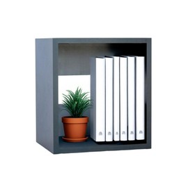 Custom Sized 1-Cube Cubby; Choose color, width, depth, and height. Units are 3/4 inch thick premium grade melamine for strong, solid unit. Easy assembly. Place on the floor or mount on a wall.