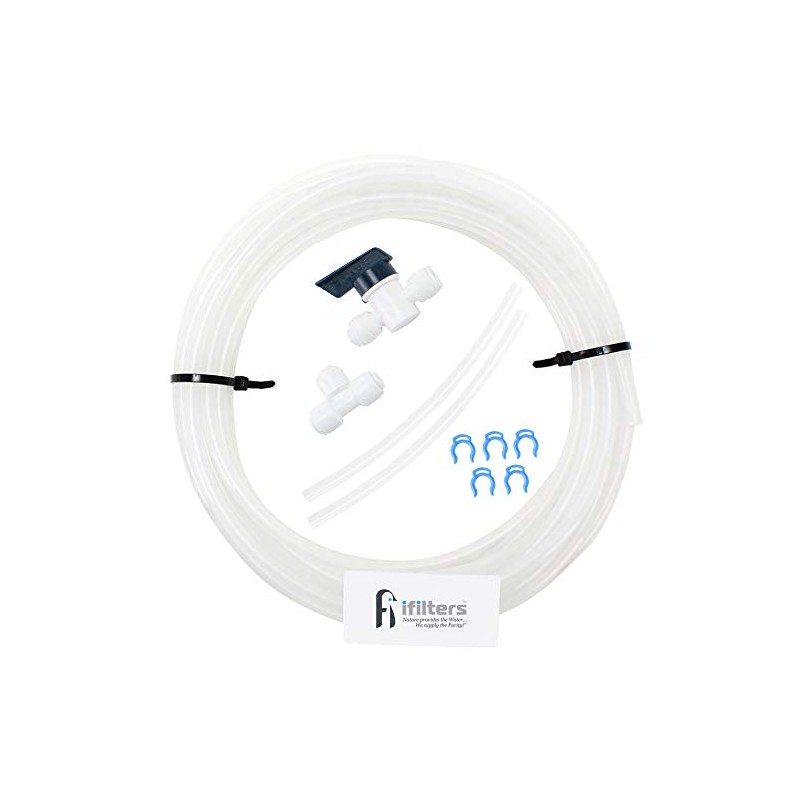 iFilters ICEKIT-14 Icemaker, Refrigerator Kit 20 Feet Polyethylene for Reverse