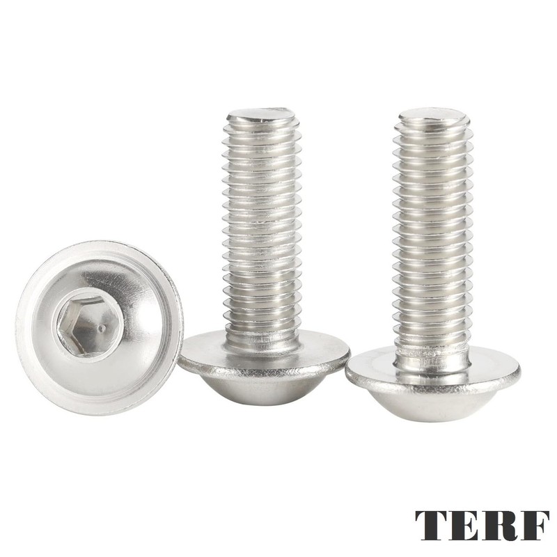 TERF® M6 X 30mm Flange Hex Socket Cap Button Head
