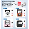 Phomemo Round Transparent Labels, Compatible with M220 M250 M221 M120
