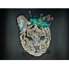 CAT Huge Crown RRoyal Cat Sequin Sew-on Patch High Quality