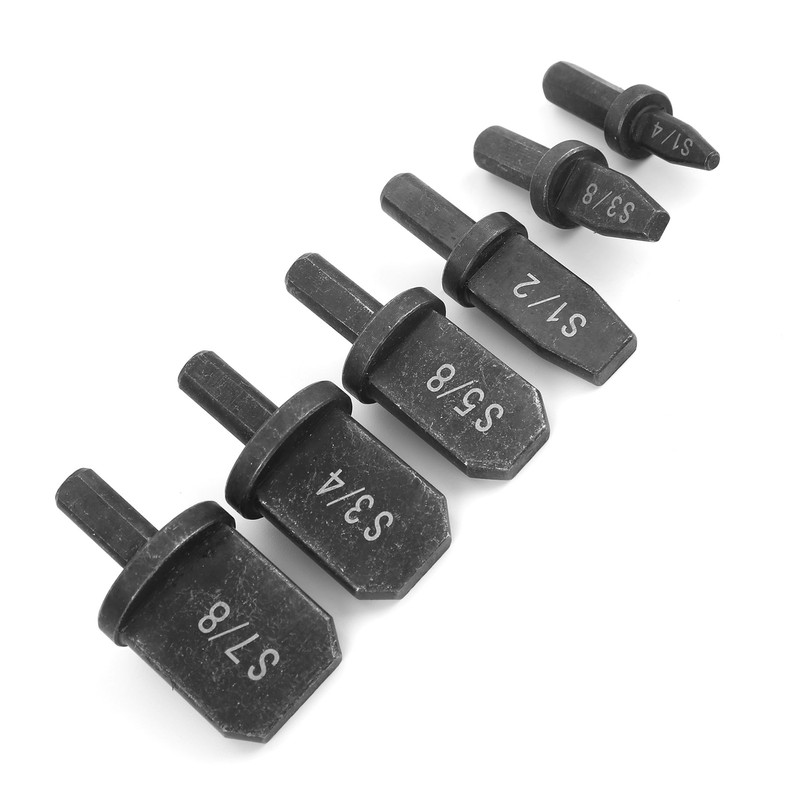 6Pcs Tube Expander Drill Bit Set Manual Pipe Swaging Flaring