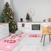 Capoda 2 Pieces Christmas Kitchen Rugs and Mats Set Non