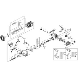 DAIWA Genuine Part 20 Crest LT6000-H Spool (2-6) Part Number 6 Part Code 128D89