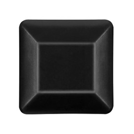 Fence Post Cap 50 x 50 mm Pack of 4 Black Post Cap Square Fence Post Caps Fence Cover Plastic Lid Fence Caps 5 x 5 cm EMFA.