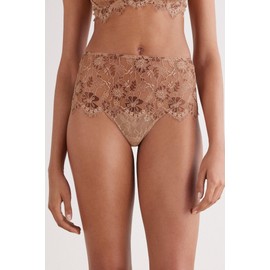 Intimissimi Woman's Summer Glow High Waist Brazilian Hipster Panties in Natural, Size L