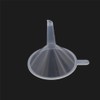 WELANGBN Small Funnel, 2inch Clear Plastic Mini Funnels for Science