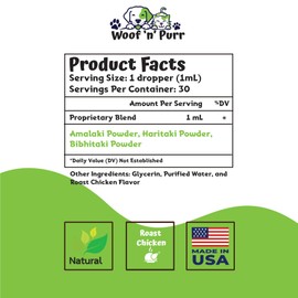 Cat Constipation Relief - May Help to Reduce Constipation & Blocked Bowels, Improve Bowel Movement, & Much More - Constipation Relief for Cats - Cat Laxative - 1 fl oz - Chicken Flavor (2)