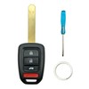 Key Fob Cover Case Shell fits for Honda 2013-2016 Accord