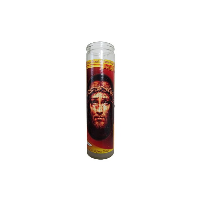 Precious Head of Jesus Christ Perfumed Pillar Candle