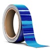 VViViD Blue Mirror Chrome Air-Release Adhesive Vinyl Pinstripe Tape Roll