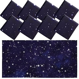 Patelai 8 Pack Fluorescent Light Covers Magnetic Light Cover Filter Light Covers for Fluorescent Lights Classroom Light Covers for Office Classroom Home Drop Ceiling, 4 x 2 Feet (Starry Style)