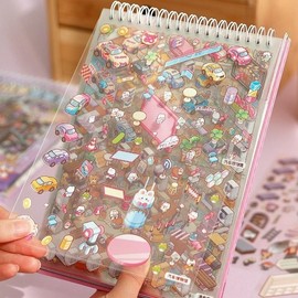 DIY 3D Sticker Scene 10 Sets DIY 3D House Stickers Scene Make Your Own Warm Home Scenes Stickers for Girls Kids Adult Relief Stress Pass The Time