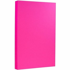 LUXPaper 8.5" x 14" Cardstock | Legal Size | Magenta Pink | 100lb. Cover | 50 Qty