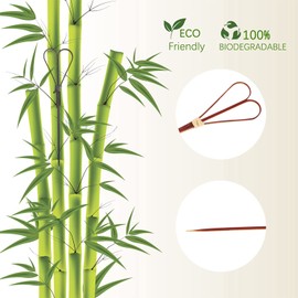 100 Pieces Bamboo Cocktail Picks, Heart Shaped Bamboo Sticks, Skewers for Appetizers, Charcuterie Accessories, Toothpicks for Appetizers Picks, 4.7 Inch Cocktail Toothpicks - Red