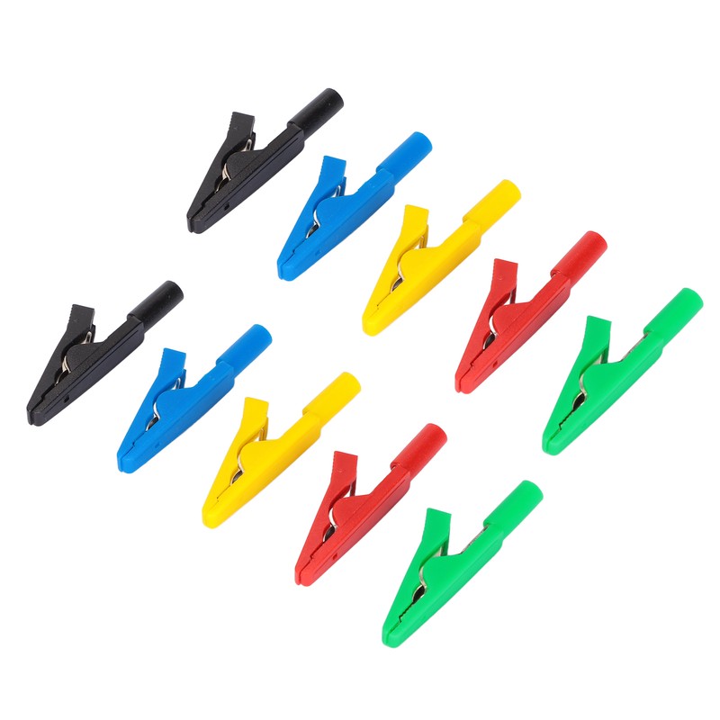 Electrical Wire Test Clips Clamps 30V‑60V Maximum10A 6mm/0.24in Open for