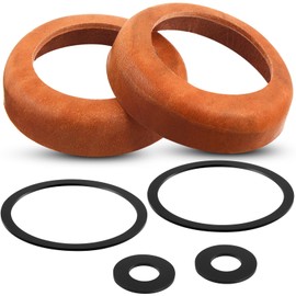 Photect 2 Sets Handle Pump Replacement Parts Leather Seal Set Type 90 Leather Sleeve and O Ring Seal Piston Sleeve for Garden Pump Hand Pump Well Pump Seal (90, Cowhide Leather)