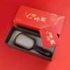TAN MUJIANG Wooden Hair Brush with Taiko Pattern Design -