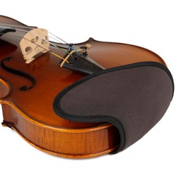 SELECOCO Violin Chin Cover Fits 4/4 3/4 Size, Protects Skin and Musical Instruments (Brown)