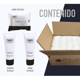 Kit Amenidades Airbnb Hotel Thrpy Contiene 200 Piezas Jabón Shampoo Crema Corporal Hoteleras Flo Amenities