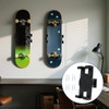 KCMOSGI Skateboard Wall Mount,360° Rotating Skateboard Wall Hanger,Universal Skateboard Decks