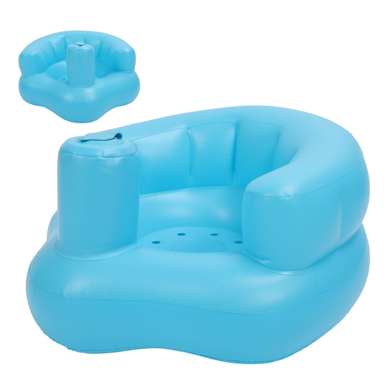 Inflatable Baby Chair Safe Built in Air Pump Soft PVC