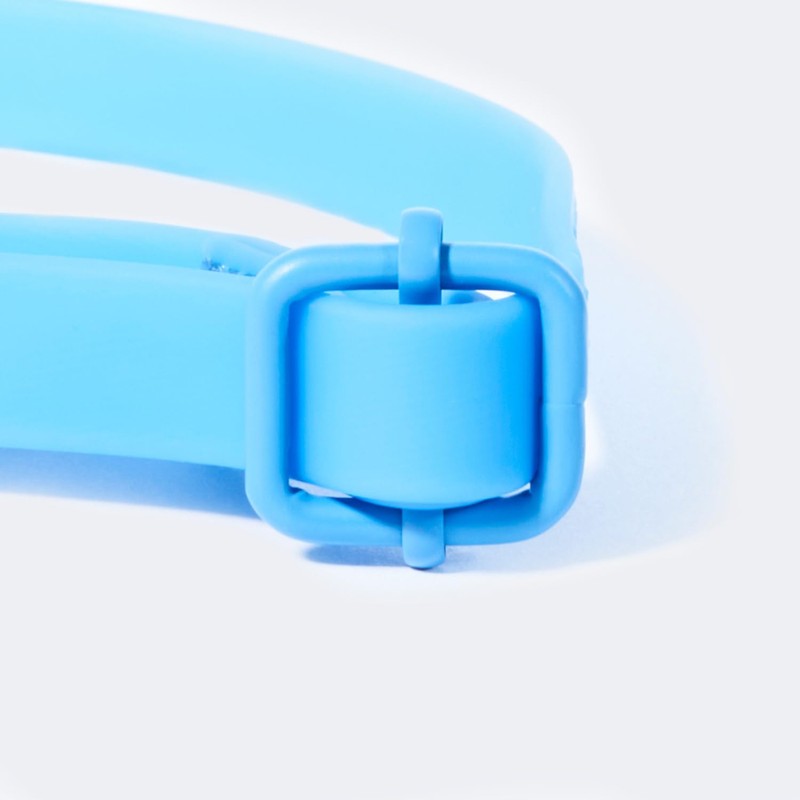 Fleuff Waterproof Dog Collar (Sky Blue, Medium)