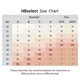 HBselect - Sujetadores de maternidad para mujer, paquete de 5 sujetadores de lactancia para lactancia materna, sin costuras, para embarazo, sueño con extensores adicionales, Paquete de 5