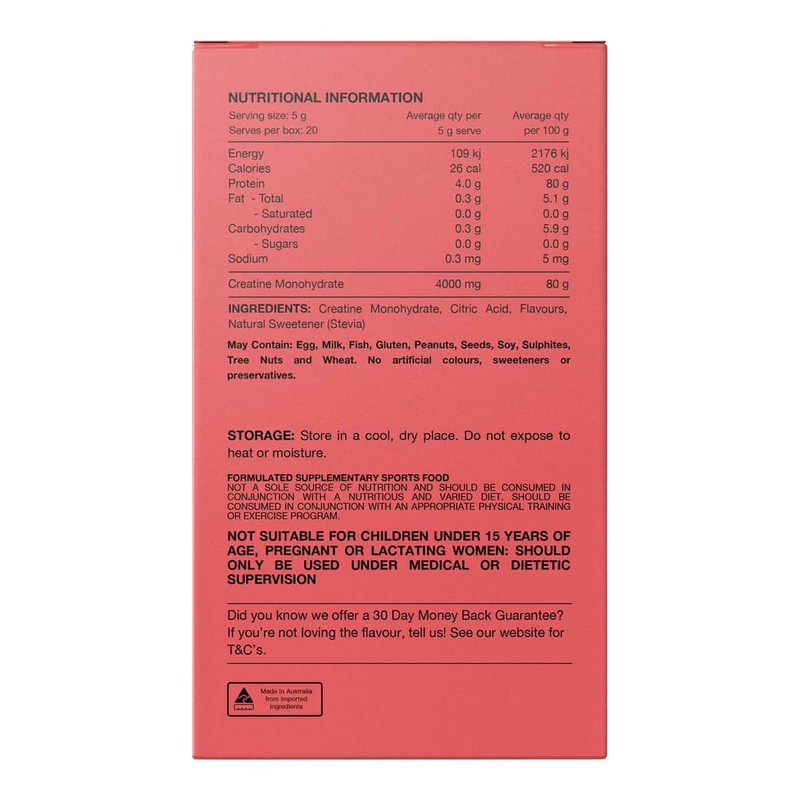 Switch Nutrition Creatine Monohydrate - Mango Passionfruit, 20 x 5g