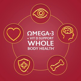 Seven Seas Omega-3 Fish Oil & Magnesium, 500 mg Fish Oil + 300 mg Omega-3, 60 High Strength Tablets With Vitamin D & 375 mg Magnesium, EPA & DHA, Whole Body Health+, Duo Pack: 30 Capsules + 30 Tablets
