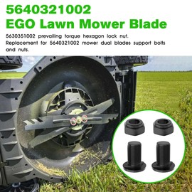 Lawn Mower Blade Bolt Replacement for EGO Power+ Parts 5630351002 5640321002 EGO 21" Lawn Mowers LM2130, LM2133, LM2130SP, LM2135SP, LM2150SP & LM2156SP - 2 Pack