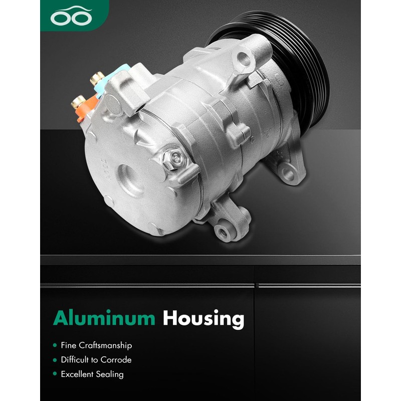 SCITOO A/C Compressor with Clutch for Dodge Durango 3.7L 2004