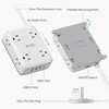 Surge Protector Power Strip with USB, TROND Ultra Thin Flat