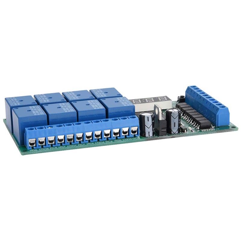 Timer Relay, DC 12V 8 Channels Relay Module Multifunction Time