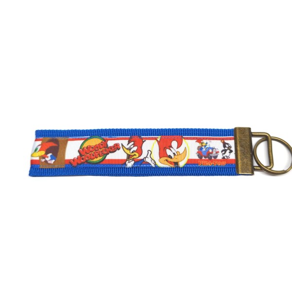 Woodpecker Keychain Key fob - Purse or Wallet wristlet