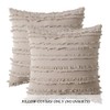 MIULEE Set of 2 Decorative Boho Throw Pillow Covers Cotton