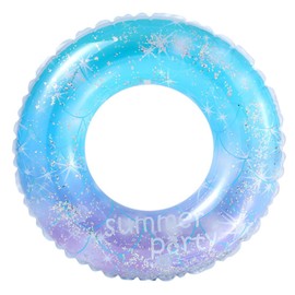 Float Ring, For Kids, Adults, Float, 80 O Shape, For Swimming Pools, Outdoors, Water Play, Glitter, Swimming, Cute, Instagenic