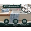 ZOLLNER Set of 5 Cotton Tea Towels in 46 x