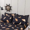Chickwin Set of 2 Pillowcases, Starry Sky-Feather Pattern, 100% Polyester,