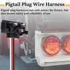 ecocstm 10 PCS 3 Wire Plug Truck Trailer Light Plug,