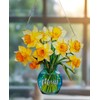 Image Industry Acrylic Everlasting Daffodils in Vase Gifts for Mum