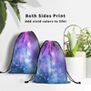 Purple Galaxy Drawstring Grip Bag - Starry Sky Grip Bags