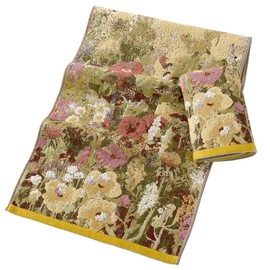 sense gnosis Floral Garden Hand Towel Set of 2 Super Soft 100% Cotton Gauze Lightweight Absorbent Decorative Bathroom Hand Towels 13” x 29”