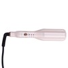 Flat Curling Iron 45W Pink Negative Ion Hair Crimper Waver