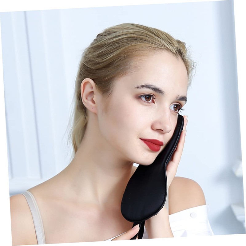 Baluue 2pcs Travel Eye Mask for Airplane Silk Sleep Mask
