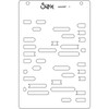 Sizzix Layered Stencils - Downtown by Stacey Park, White (4