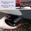 Dsycar Universal Stainless Steel Car Exhaust Tail Muffler Tip Pipe