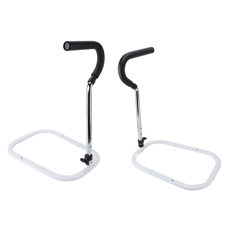 Bedside Assist Handle Bed Guardrail Get Up Rail Adjustable Height