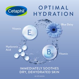 CETAPHIL Optimal Hydration Healthy Glow Daily Cream 48ml, 48 Hour Hydration, Face moisturiser for Dehydrated, Sensitive & Dry Skin, With Hyaluronic Acid, Hypoallergenic, Dermatologist Tested